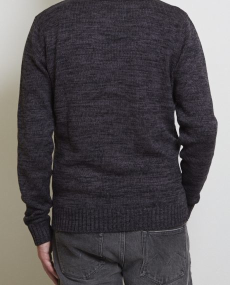 Pullover Craig:61.502-101 Black Melange Gr. M_BV