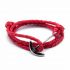 DSTNCT Leder Armband ANCHLET EDELSTAHL Red